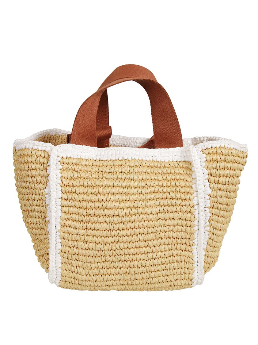Marni Woven Design Bag With Contrasting Stitching