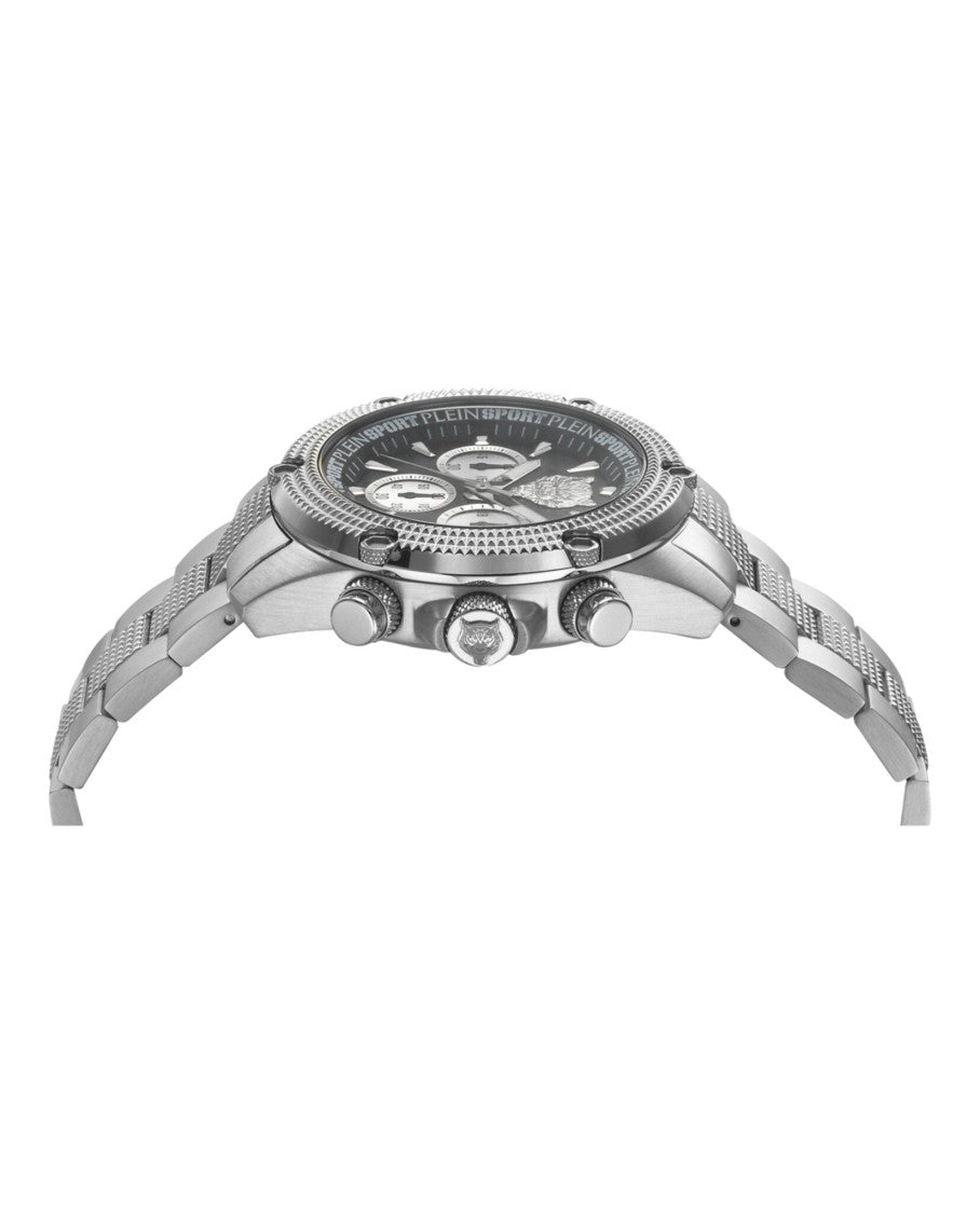 Plein Sport Hurricane Chronograph Watch With Black Sunray Dial