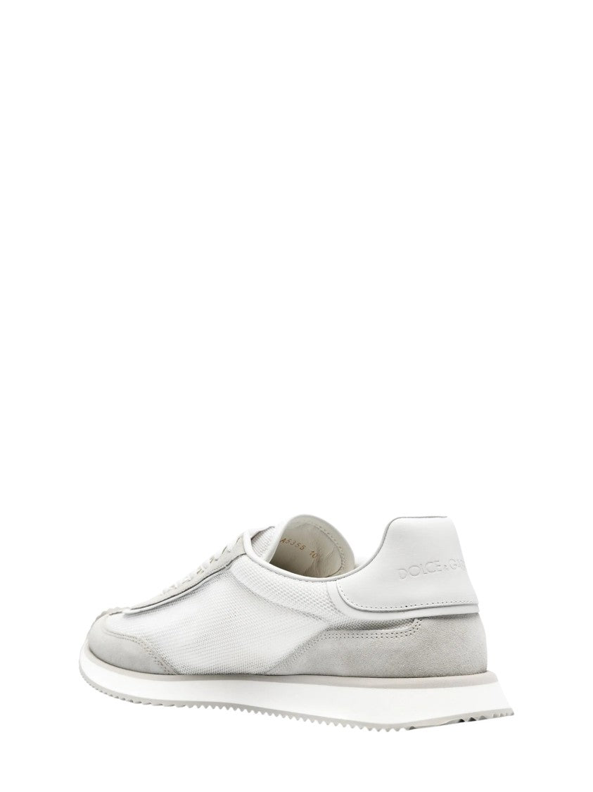 Dolce & Gabbana Low-Top Sneakers With Sleek Silhouette And Textured Sole