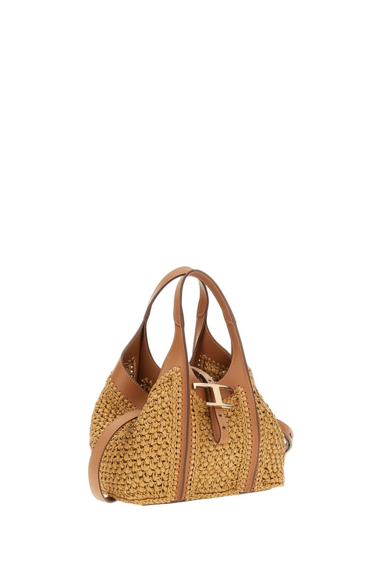Tod's Mini Shopping Bag With Calfskin
