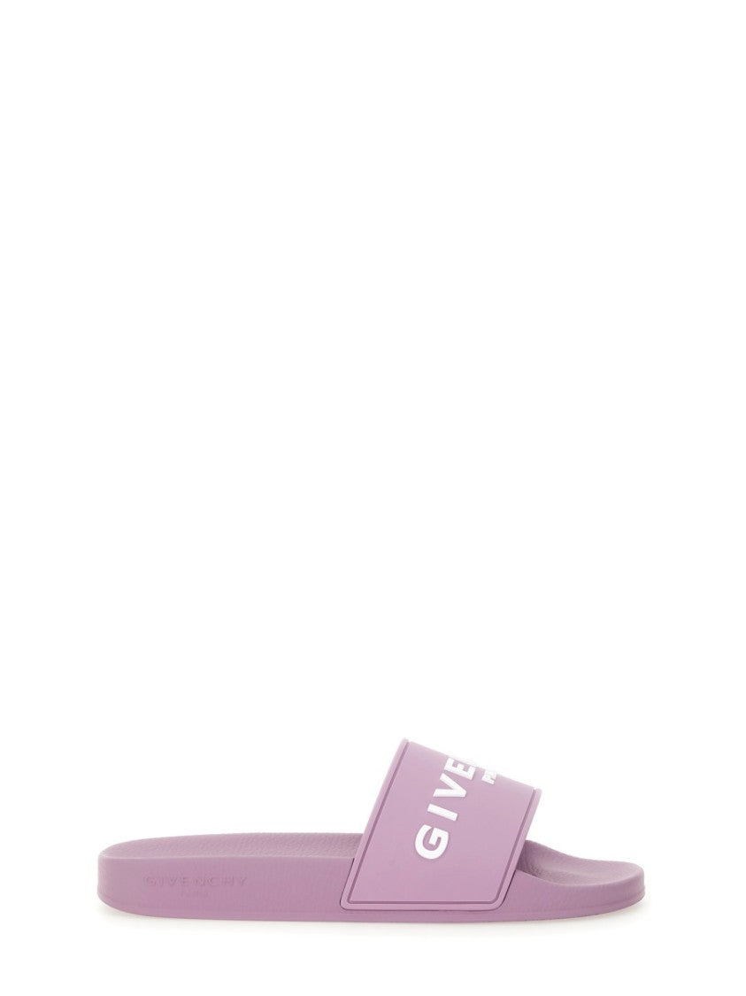 Givenchy Slide Sandals With Signature Logo