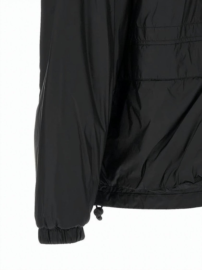 Stone Island Lightweight Black Polyamide Jacket With Adjustable Features