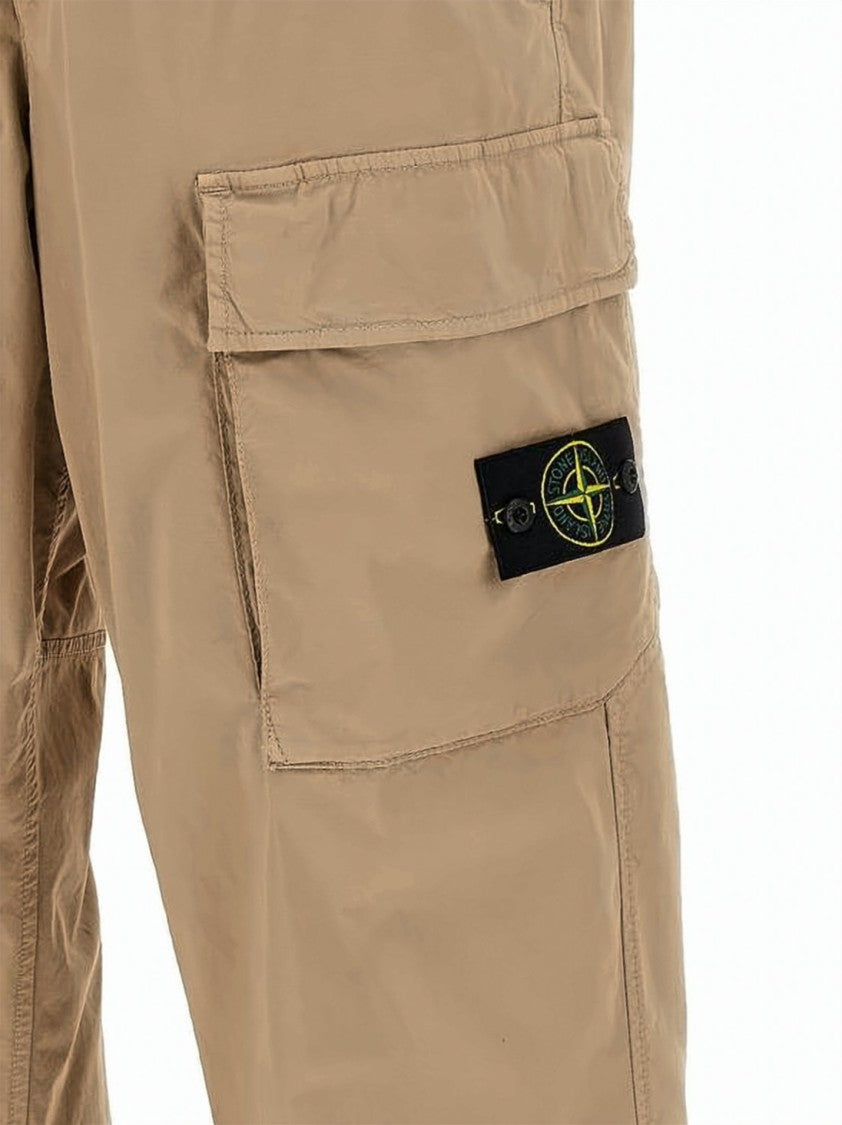 Stone Island Stone Island Straight Cargo Pants With Relaxed Fit