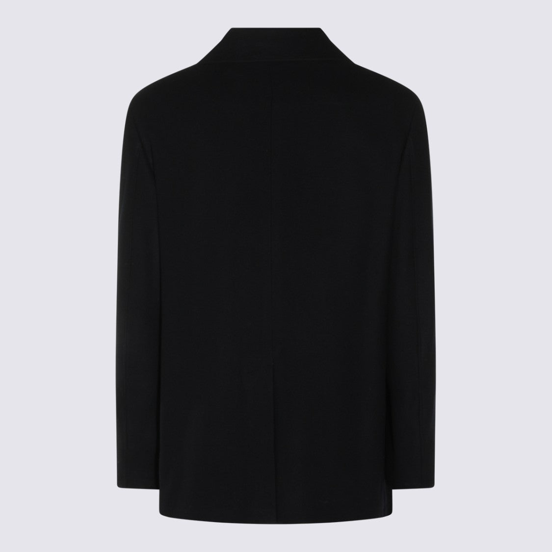 Canali Double-Breasted Peacoat With Wide Lapels And Timeless Design