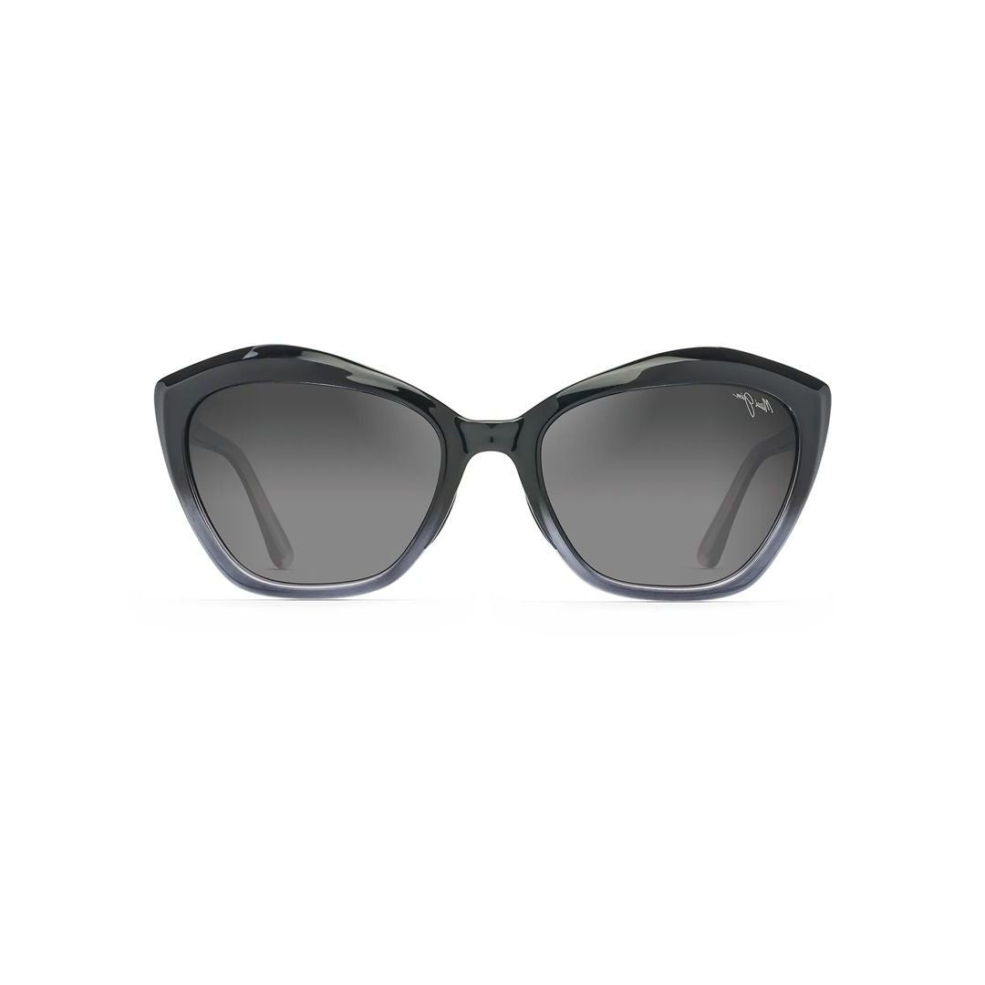 Maui Jim Lotus Bold Oversized Cat-Eye Sunglasses With Gradient Lenses