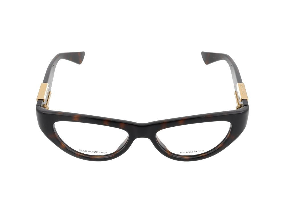Bottega Veneta Bold Tortoiseshell Cat-Eye Eyeglasses