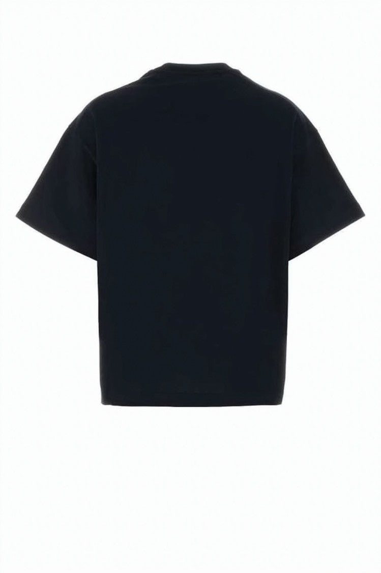 Jil Sander Cropped Black T-Shirt With Boxy Silhouette