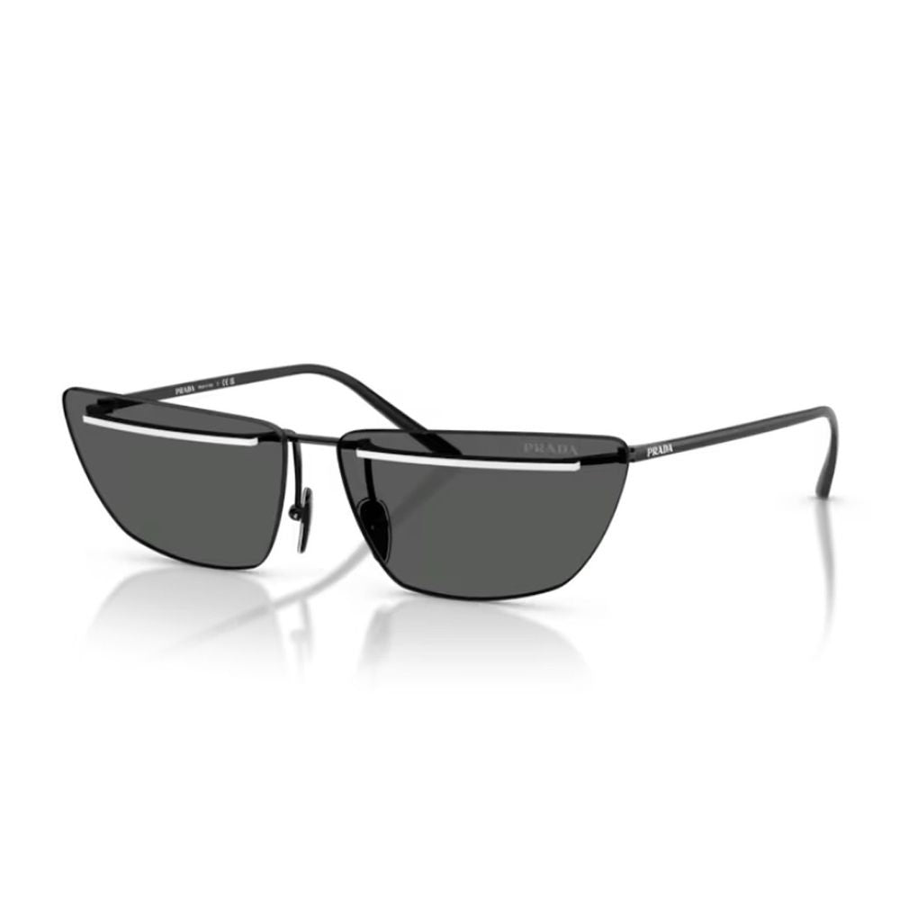 Prada Pr C52s Contemporary Rimless Butterfly Sunglasses