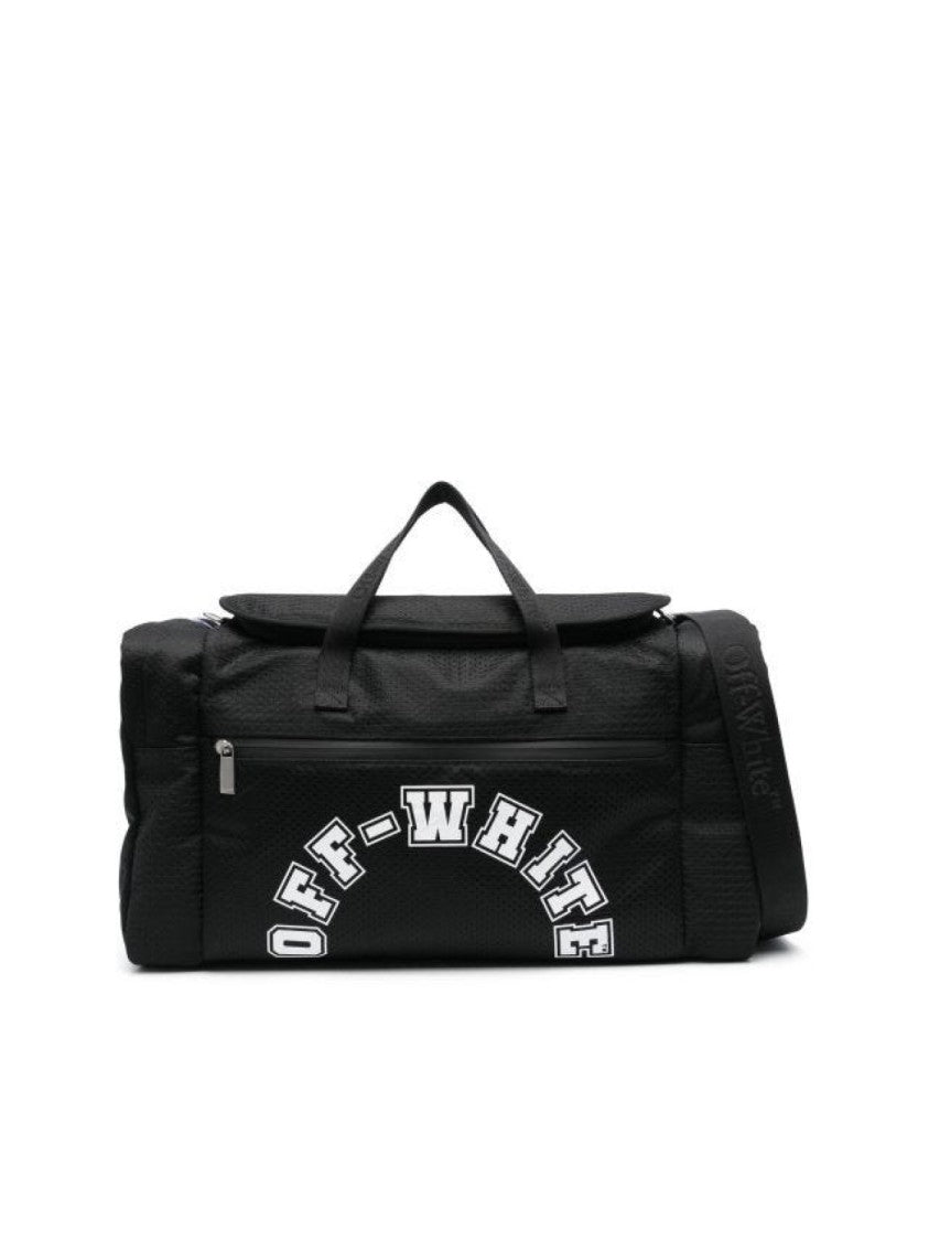 Off-White Outdoor Weekender Baseball Logo Duffle Bag