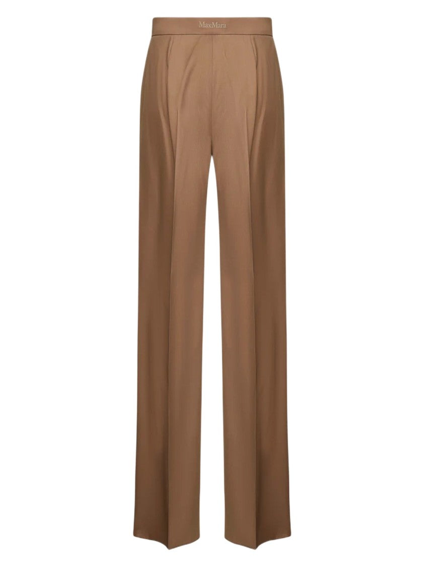Max Mara Wide-Fit Trousers In Lightweight Pure Wool