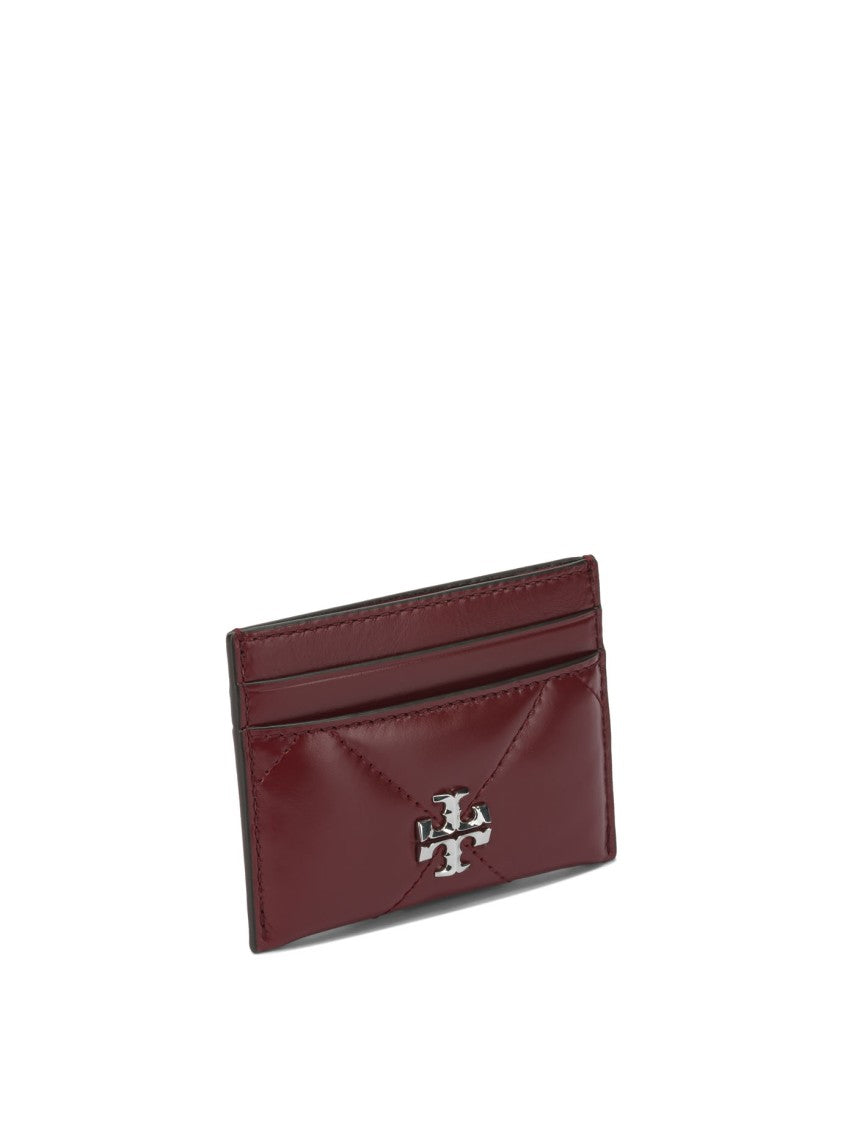 Tory Burch Compact Quilted Leather Card Holder