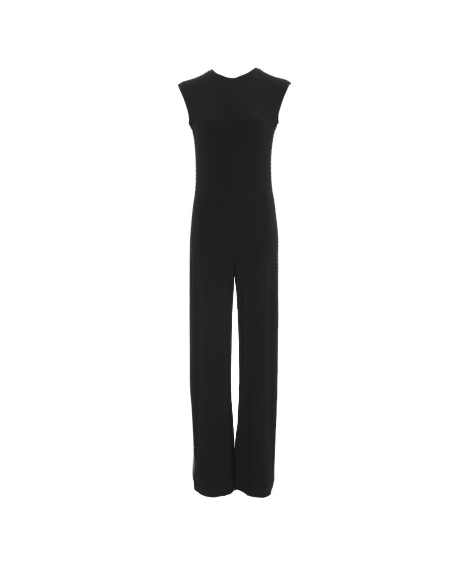 Norma Kamali Sleeveless Jumpsuit With Stud Detailing