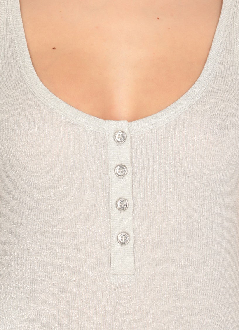 Pinko Grey Chimera Top