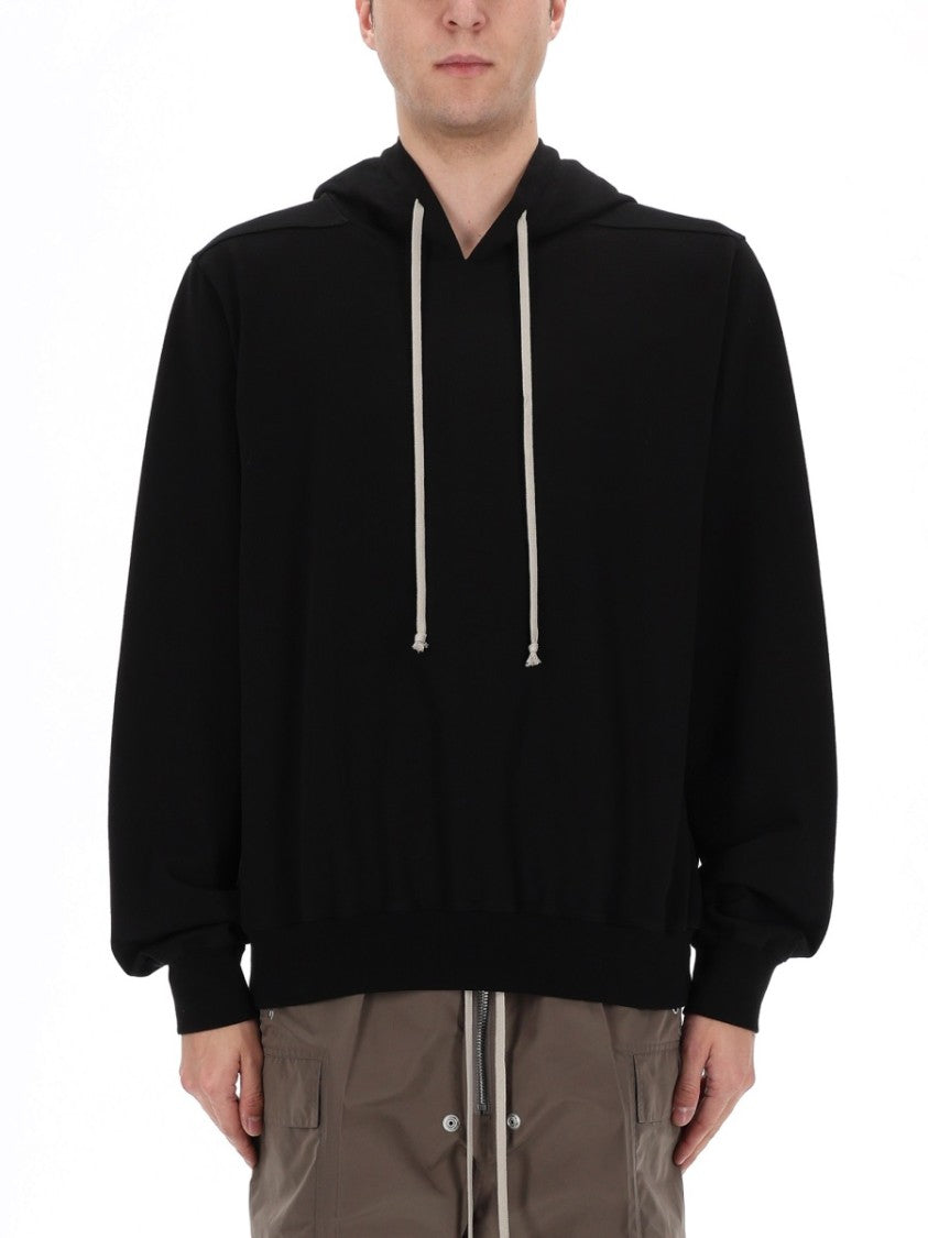 Rick Owens Oversized Graphic Print Kangaroo Pouch Hoodie