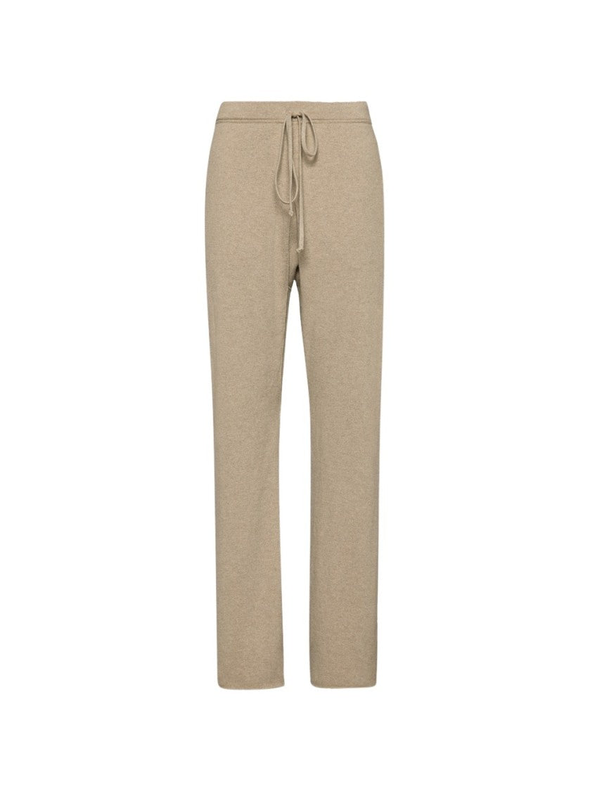Maison Margiela Relaxed Fit Drawstring Pants In Soft Wool-Cashmere Blend