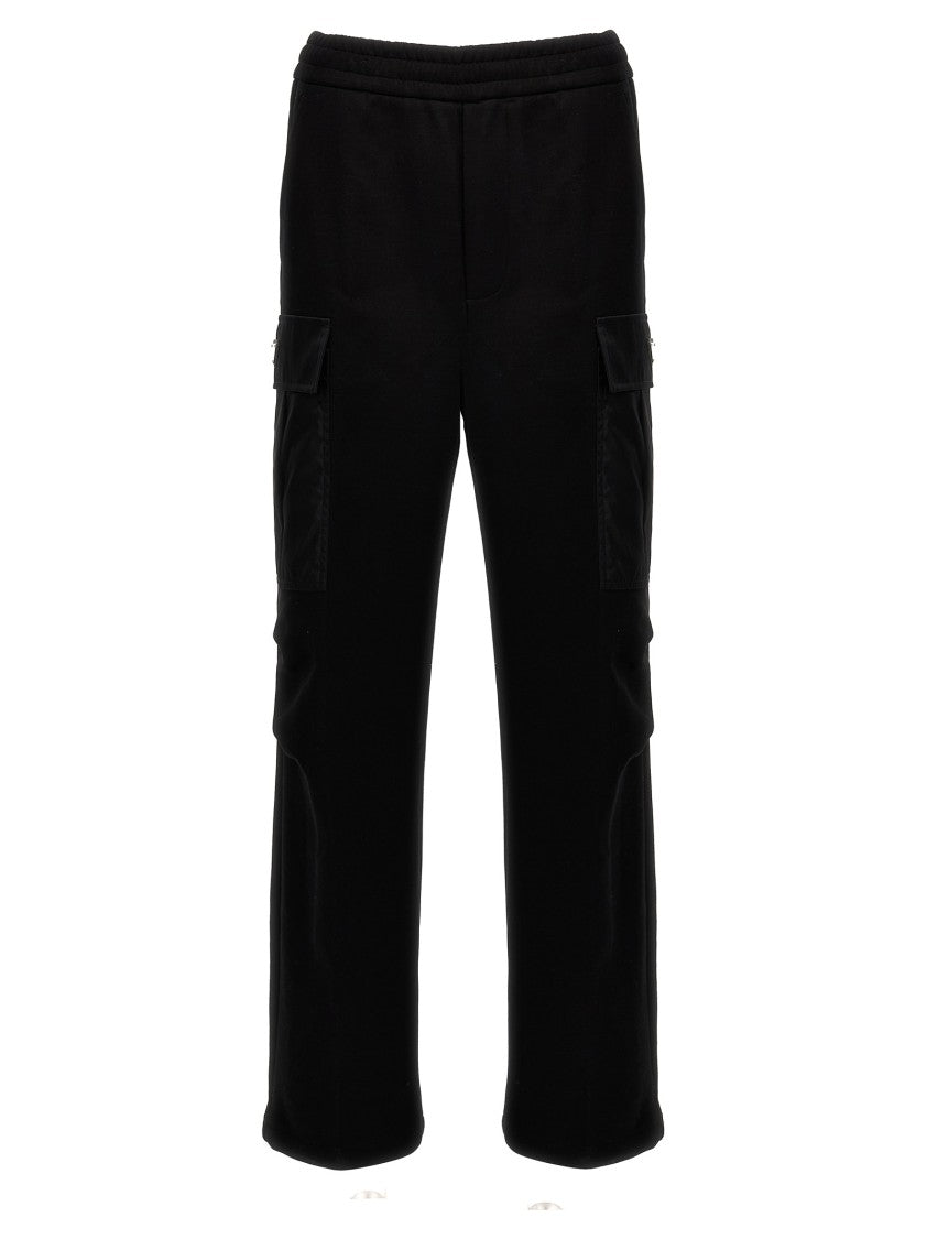 Prada Nylon Insert Cargo Joggers