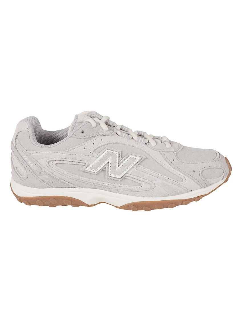 New Balance Low-Profile Grey Suede Sneakers With Tonal Details