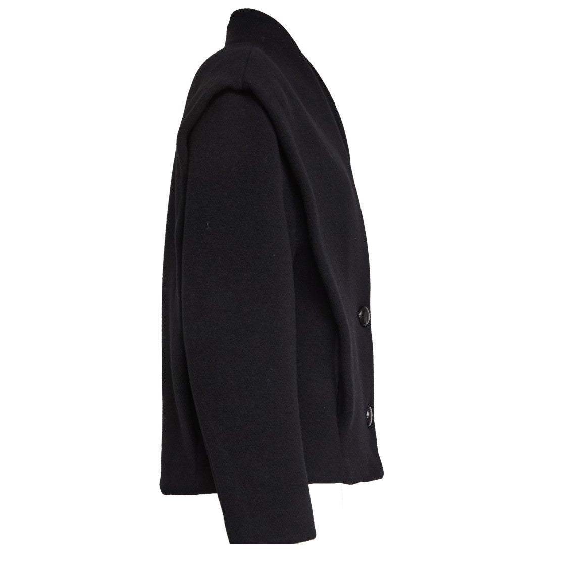 Isabel Marant Structured Wool Blend Coat With Silhouette