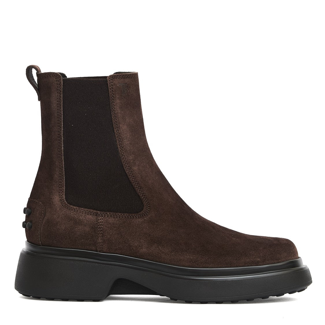 Tod's Brown Suede Chelsea Boots