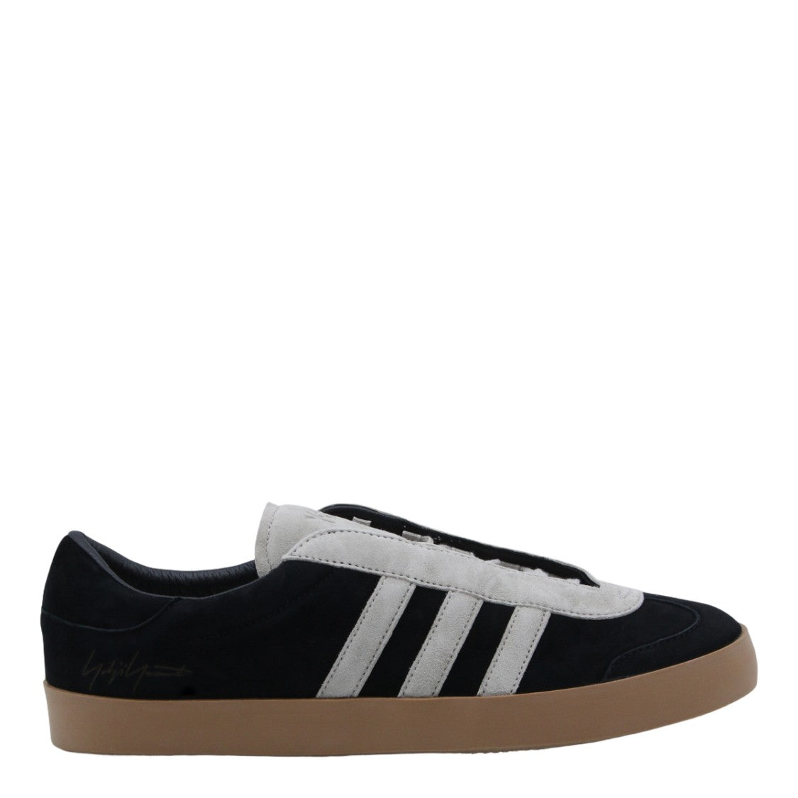 Y-3 Low-Top Black Suede Sneakers