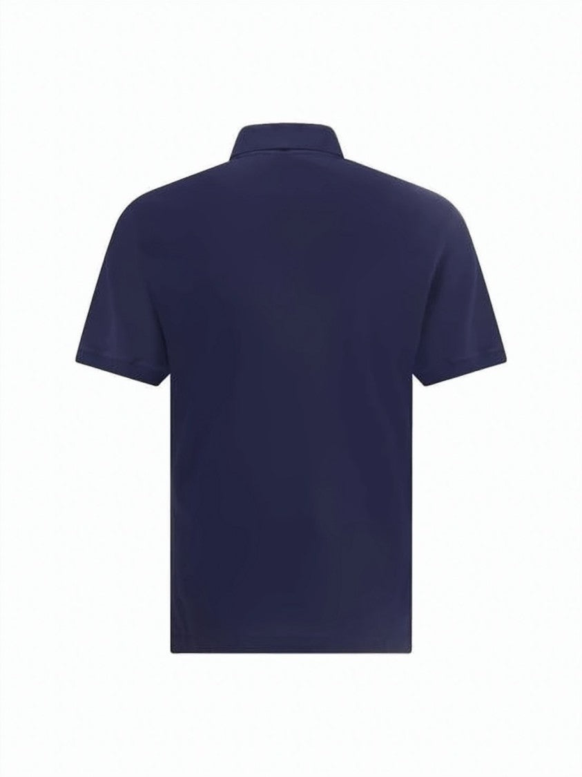 Brunello Cucinelli Textured Piqué Cotton Polo Shirt With Embroidered Logo