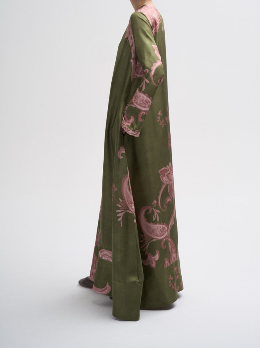 Co.Go Black Silk Maxi Dress