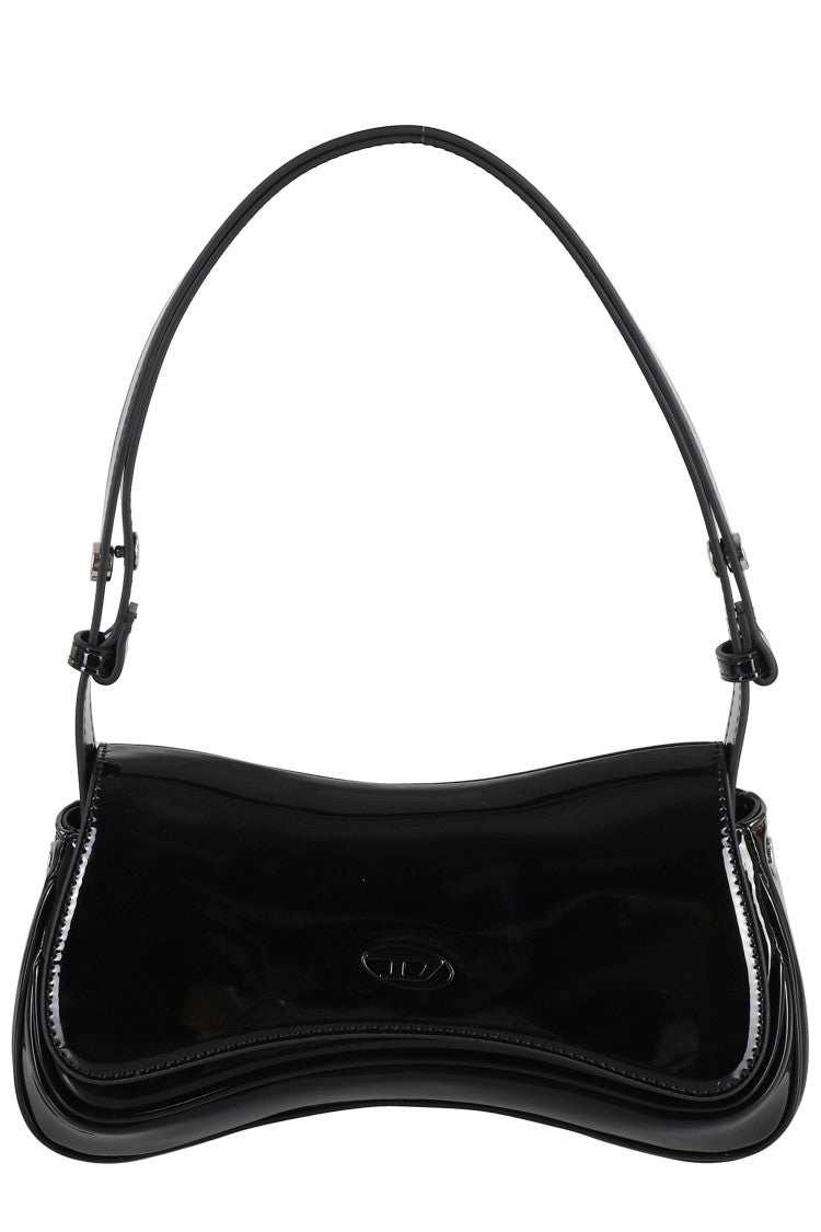 Diesel Black Play Clutch Video-Game Inspired Polyurethane Clutch