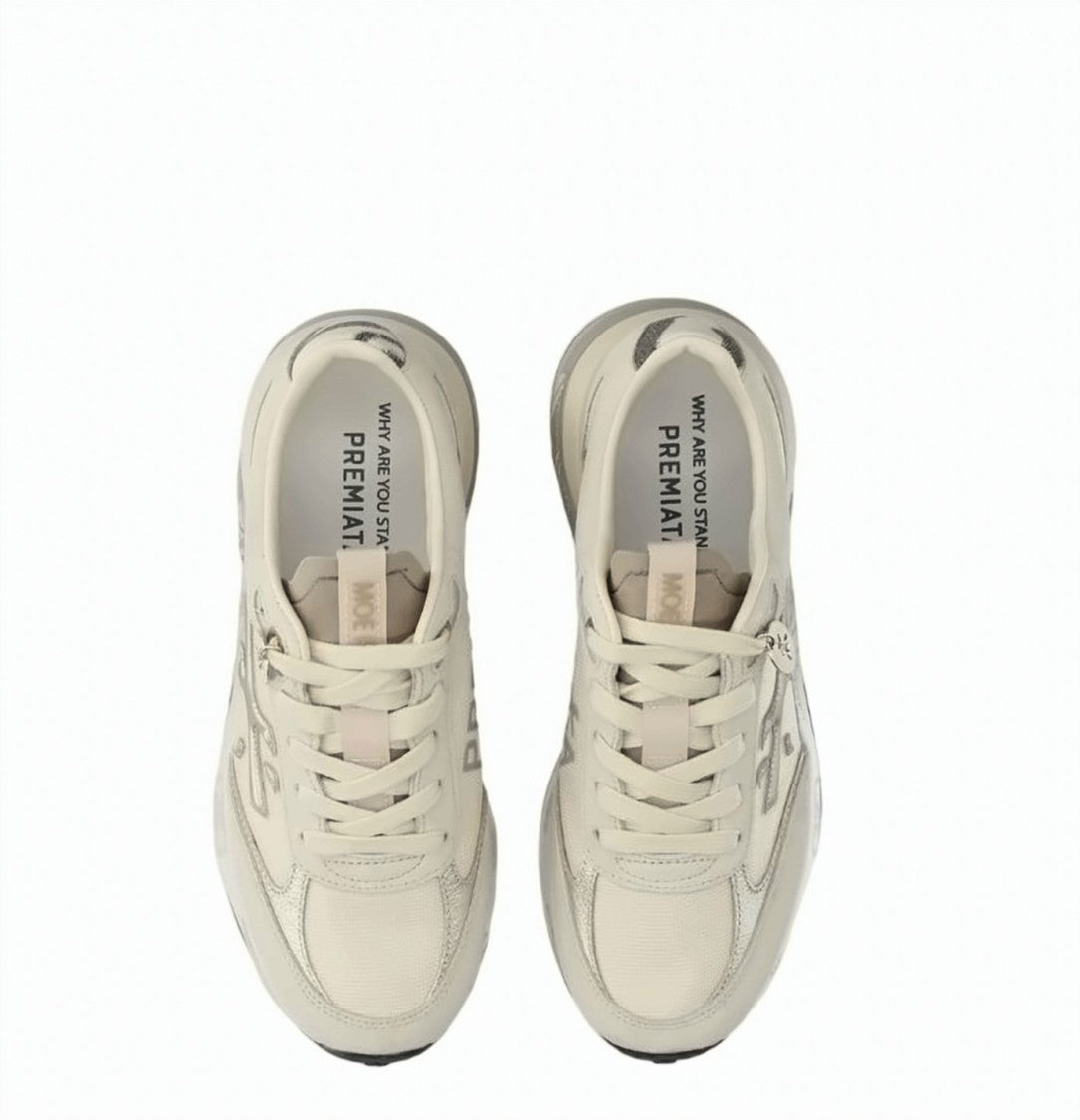 Premiata Moerund Suede Panel Sneakers