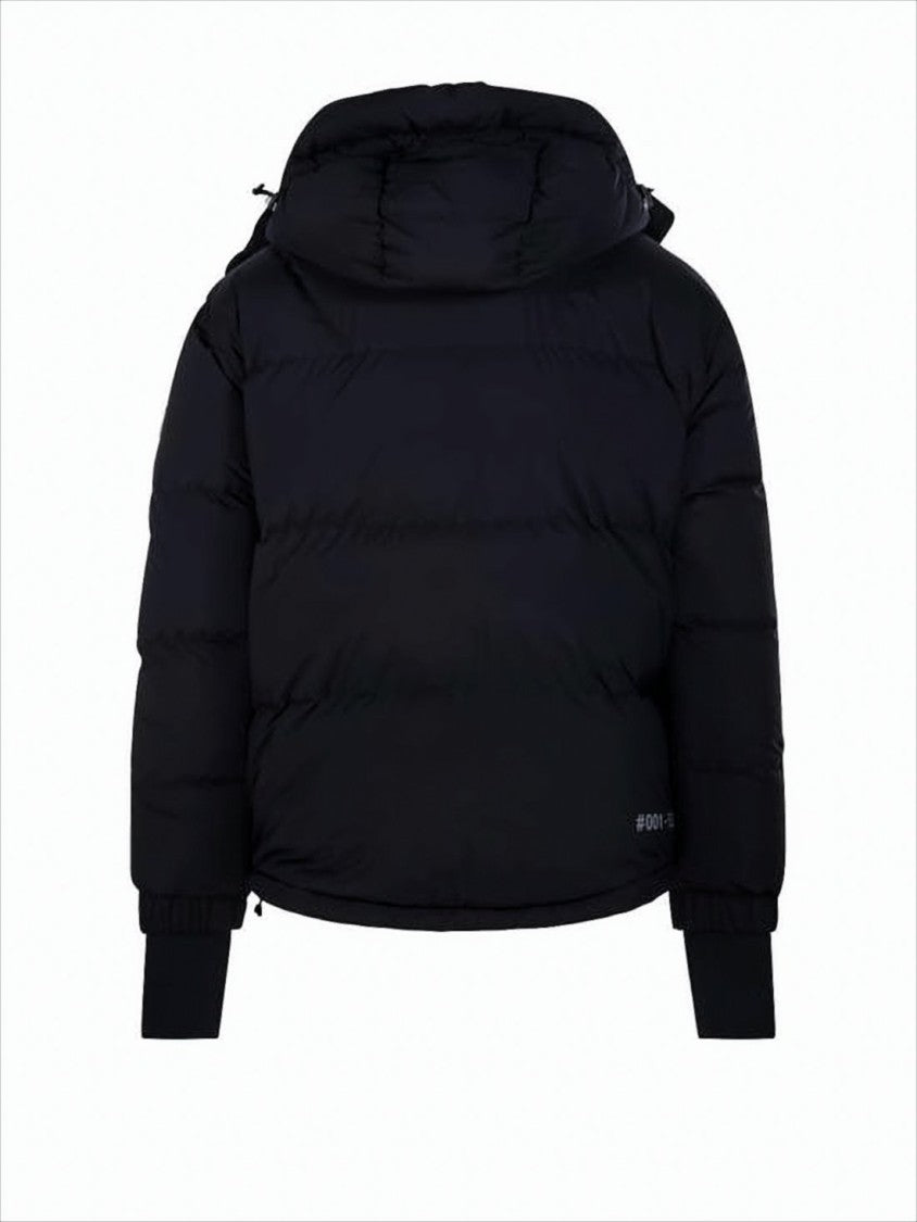 Moncler Quilted Down Jacket With High Collar