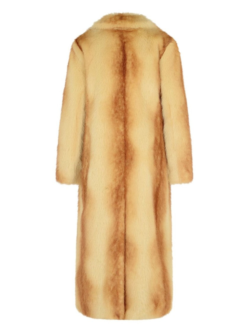 Stand Studio Plush Faux Fur Gradient Coat