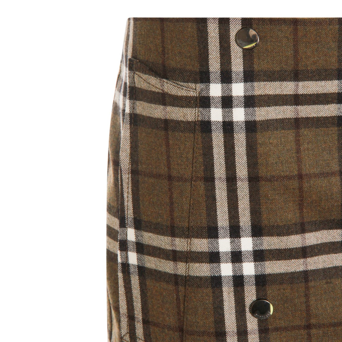 Burberry Brown Wool Skirt