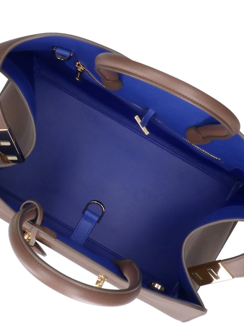 Ferragamo "Hug" Medium Handbag Taupe