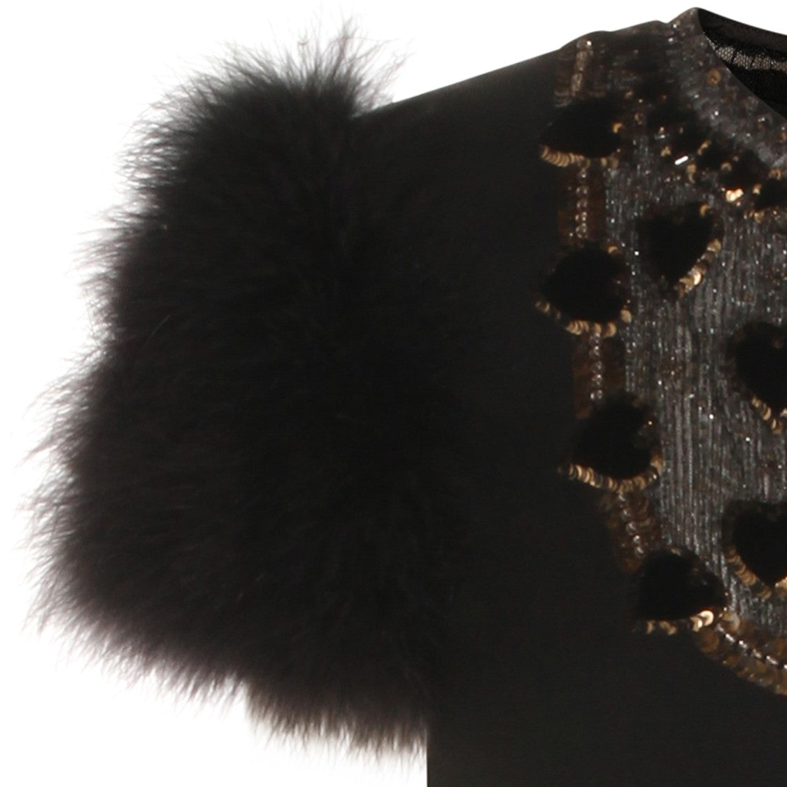 Valentino Black Wool Blend Dress