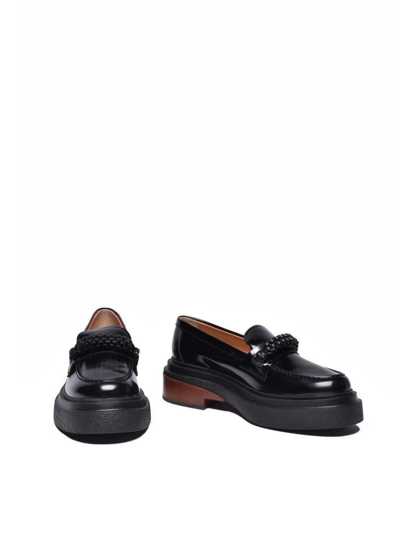 Tod's Heeled Loafer - Black