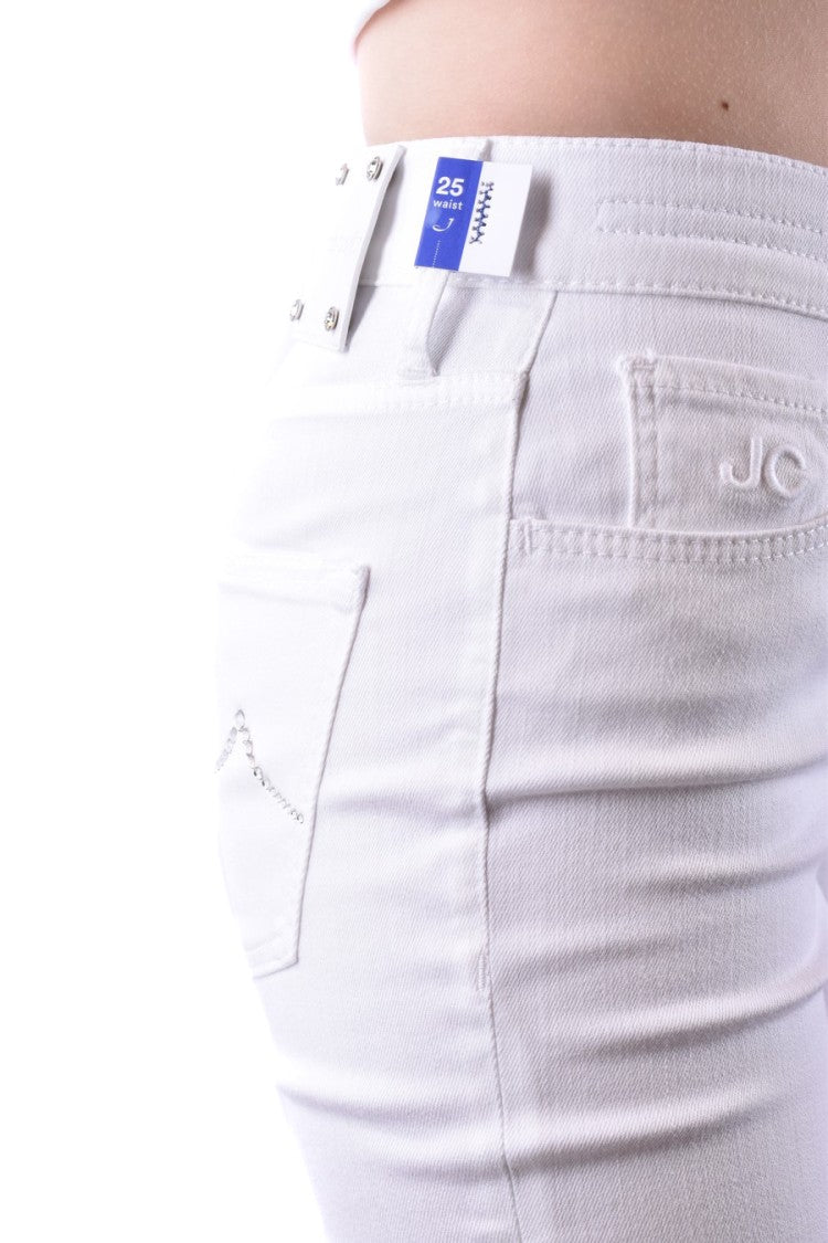 Jacob Cohen Slim-Fit Cropped Jeans With Classic Five-Pocket Design