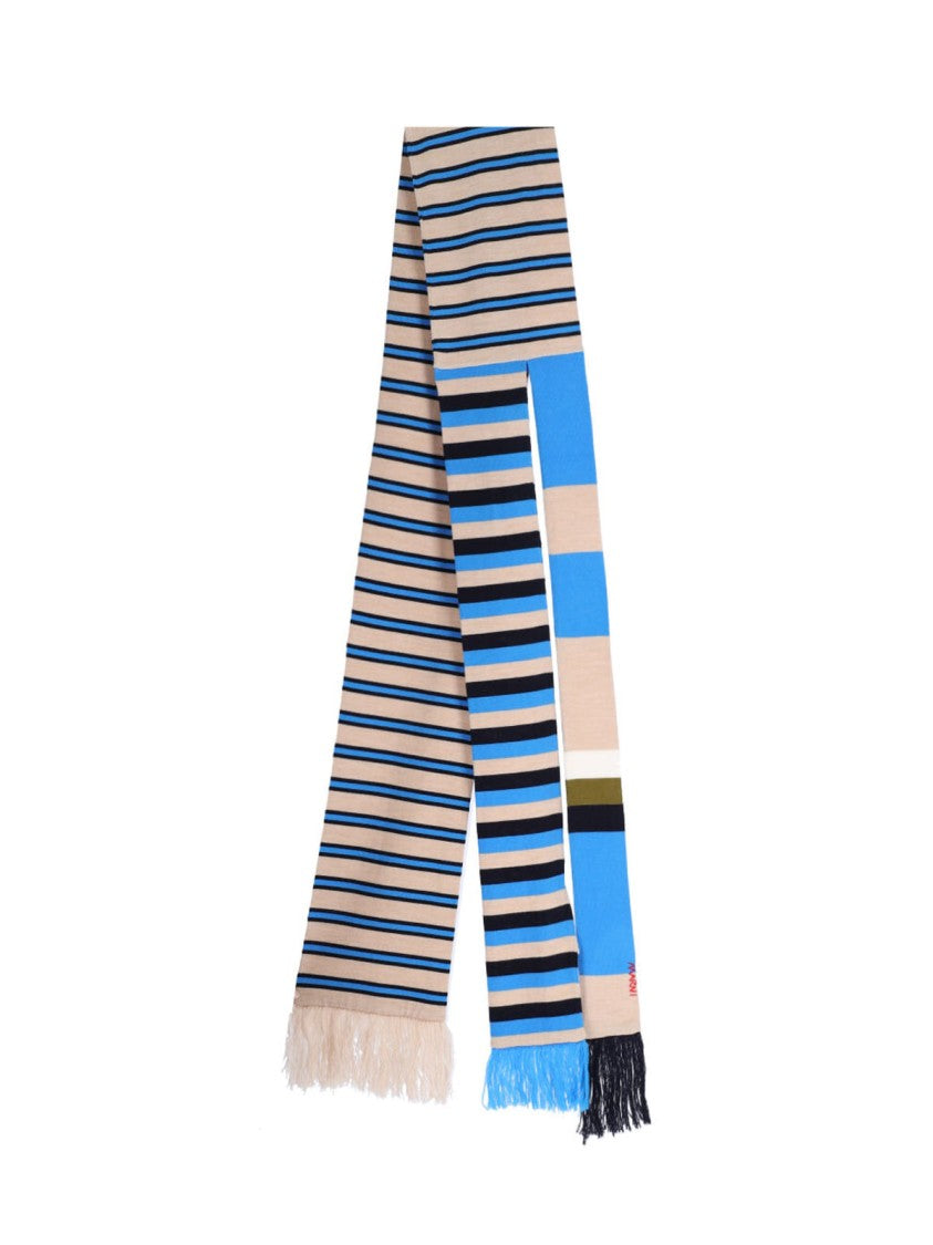 Marni Striped Wool Scarf – Multicolor