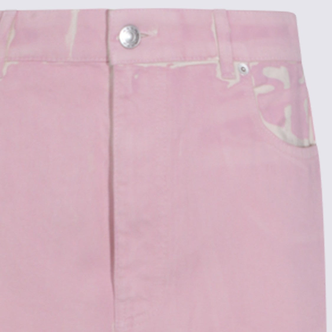 Marni Pink Cotton Wide-Leg Jeans