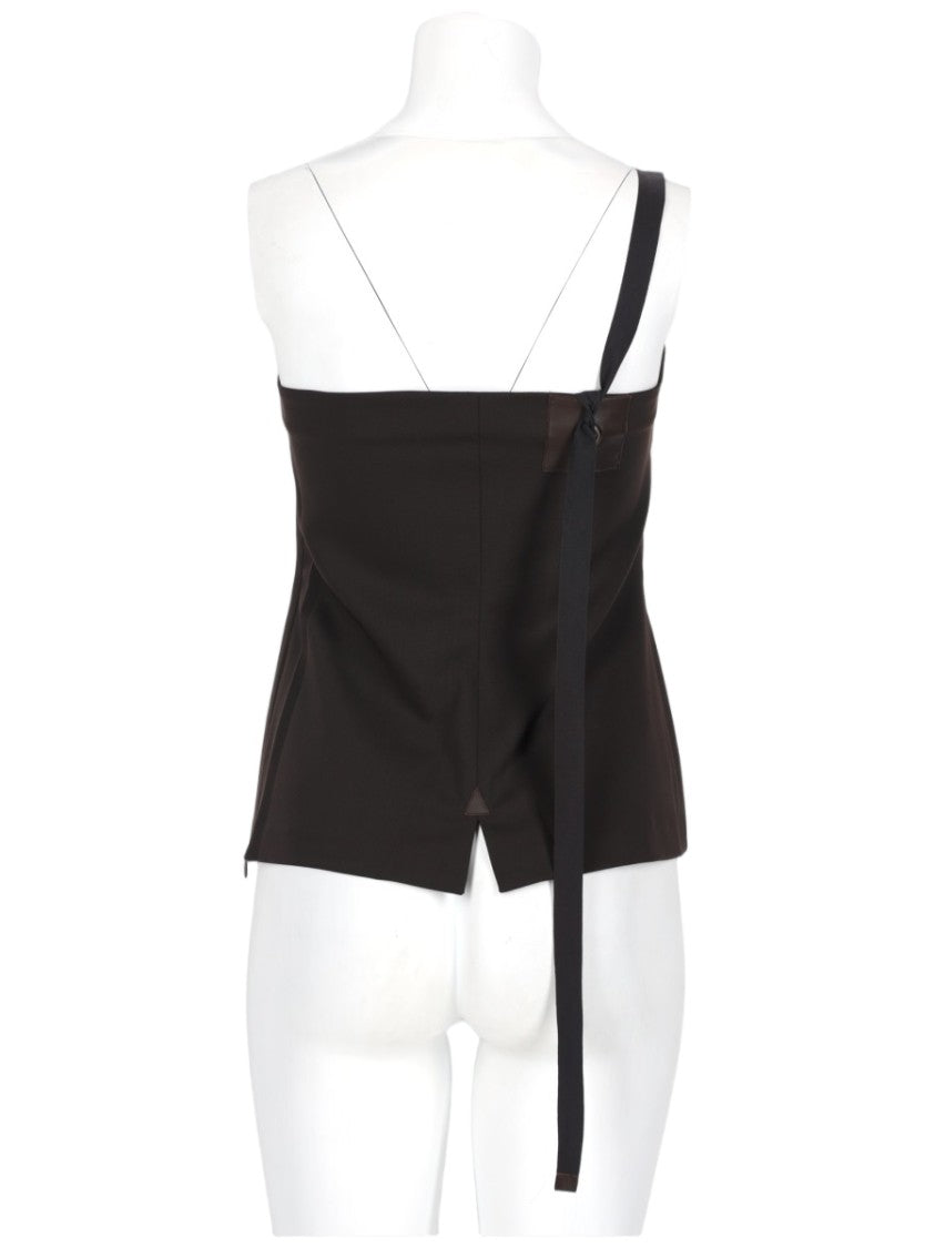 Paloma Wool Lali Asymmetrical Single Strap Top