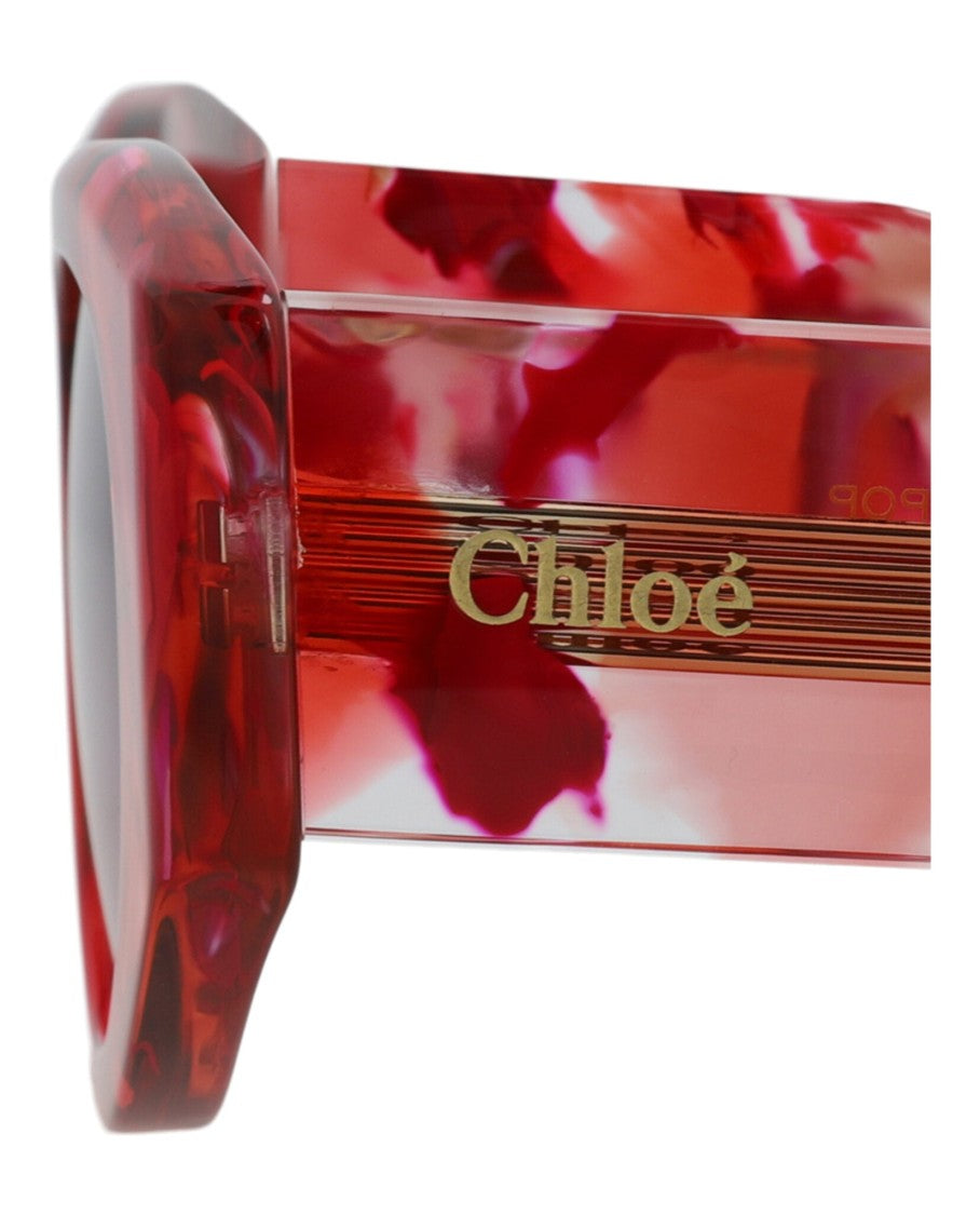 Chloé Round-Frame Recycled Acetate Sunglasses