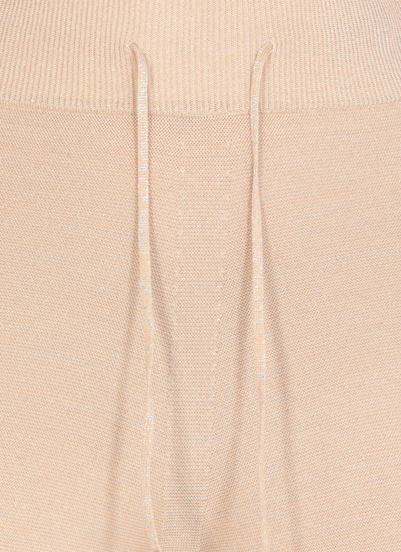 Fabiana Filippi Beige Cotton Blend Pants