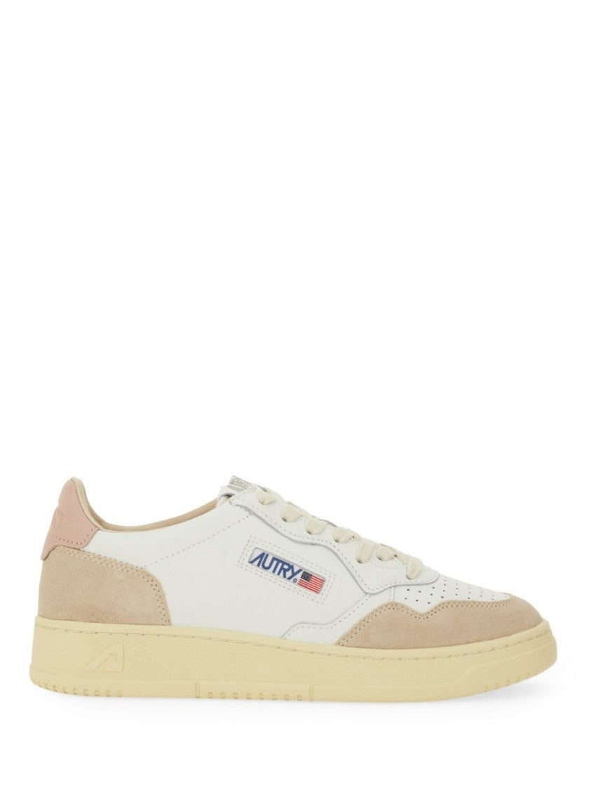 Autry Medalist Low Leather Suede Low-Top Sneakers