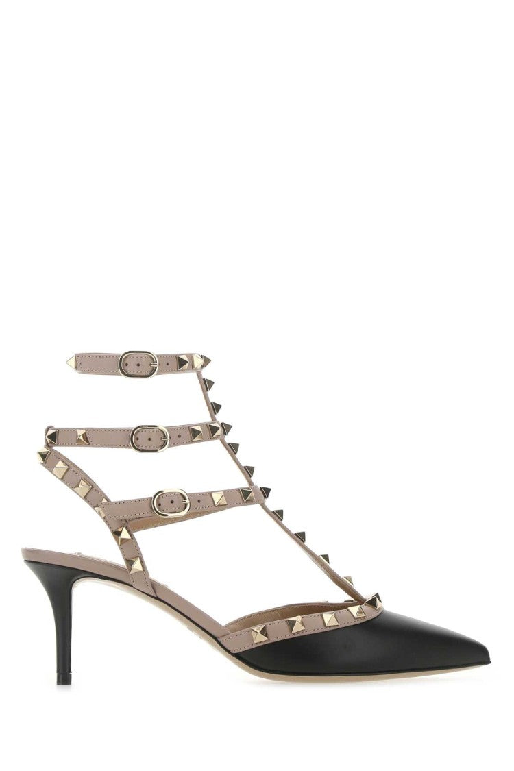 Valentino Garavani Two-Tone Leather Rockstud Pumps