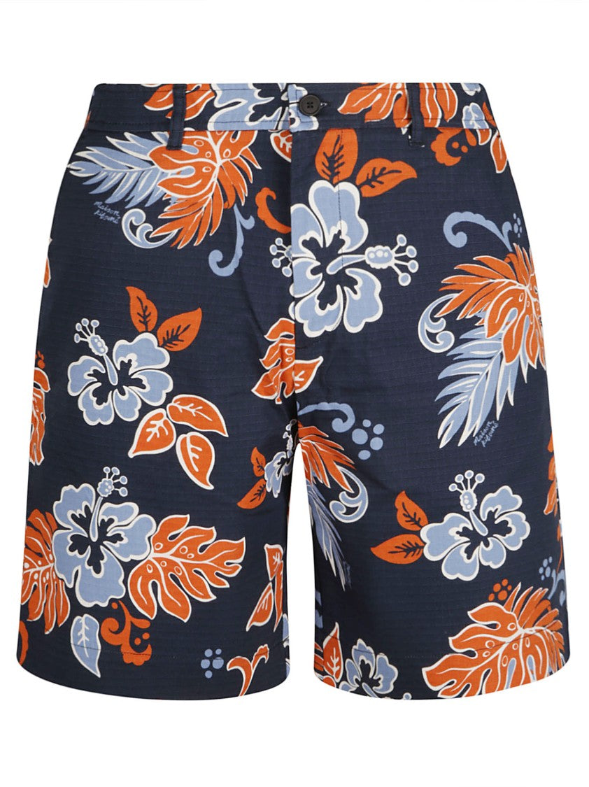 Maison Kitsuné Casual Tropical Floral Shorts