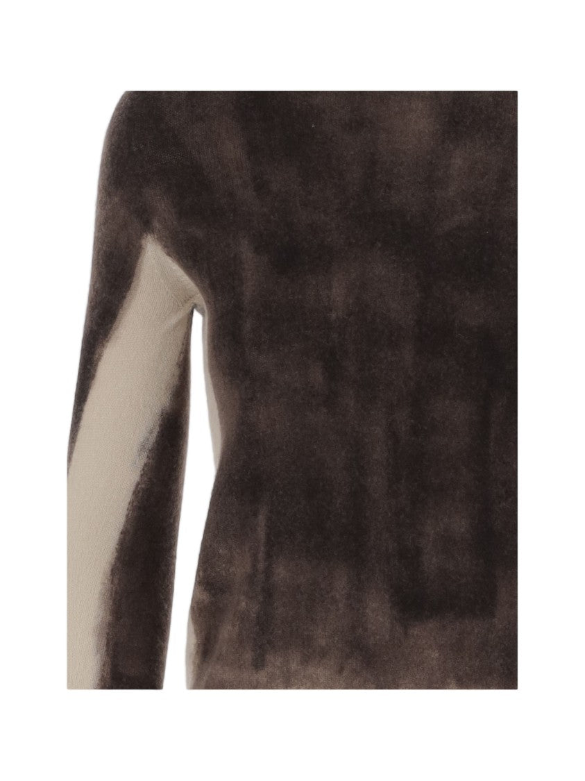 Oliver Lattughi Cashmere Sweater With Two-Tone Gradient Effect