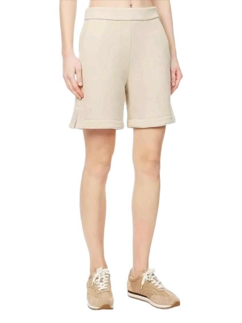 Max Mara Tailored Textured Shorts With Subtle Metallic Finish
