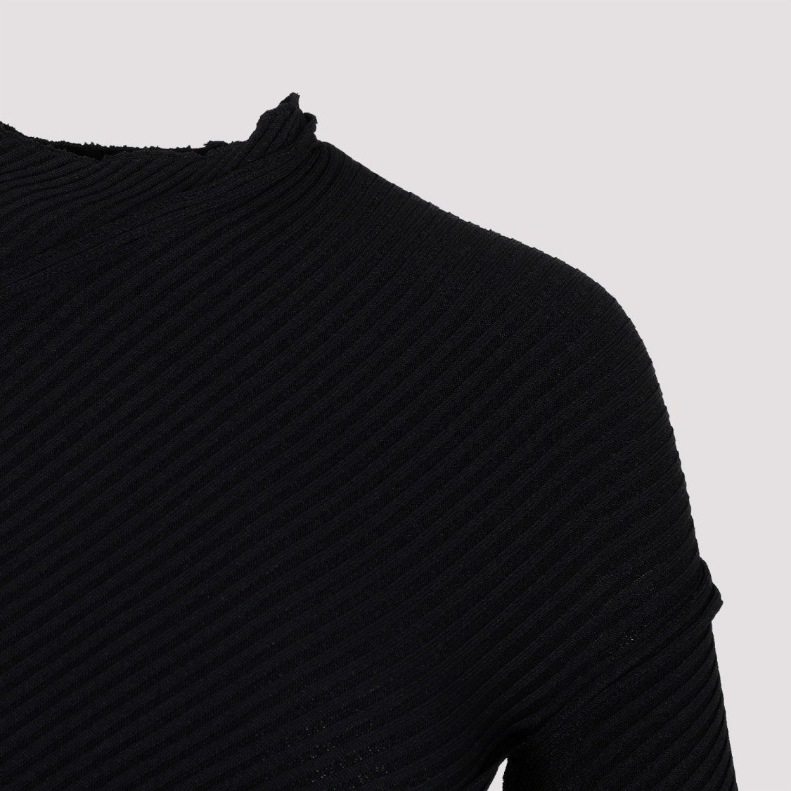 Balenciaga Spiral Black Viscose Maxi Dress