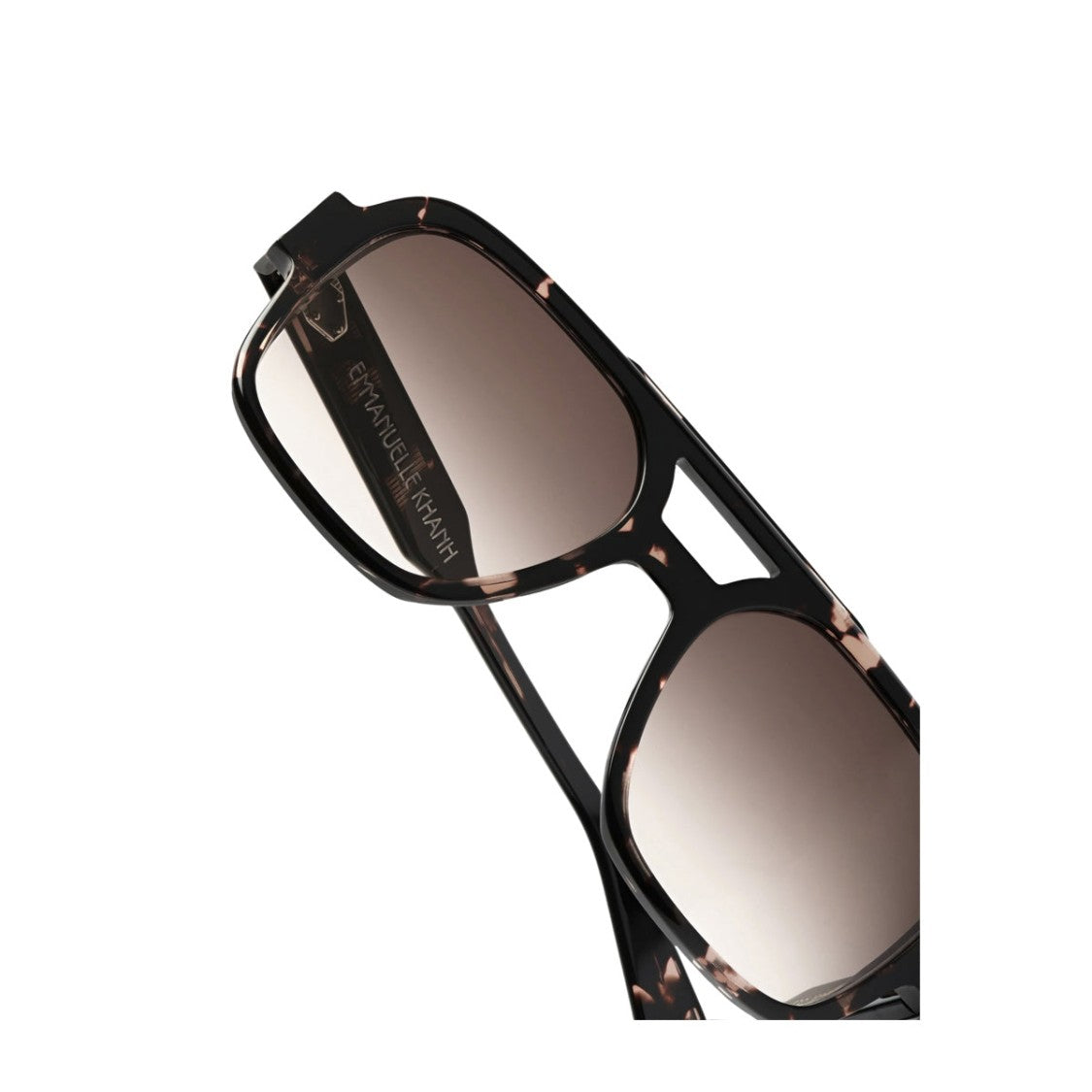 Emmanuelle Khanh Havana Hero Acetate Sunglasses