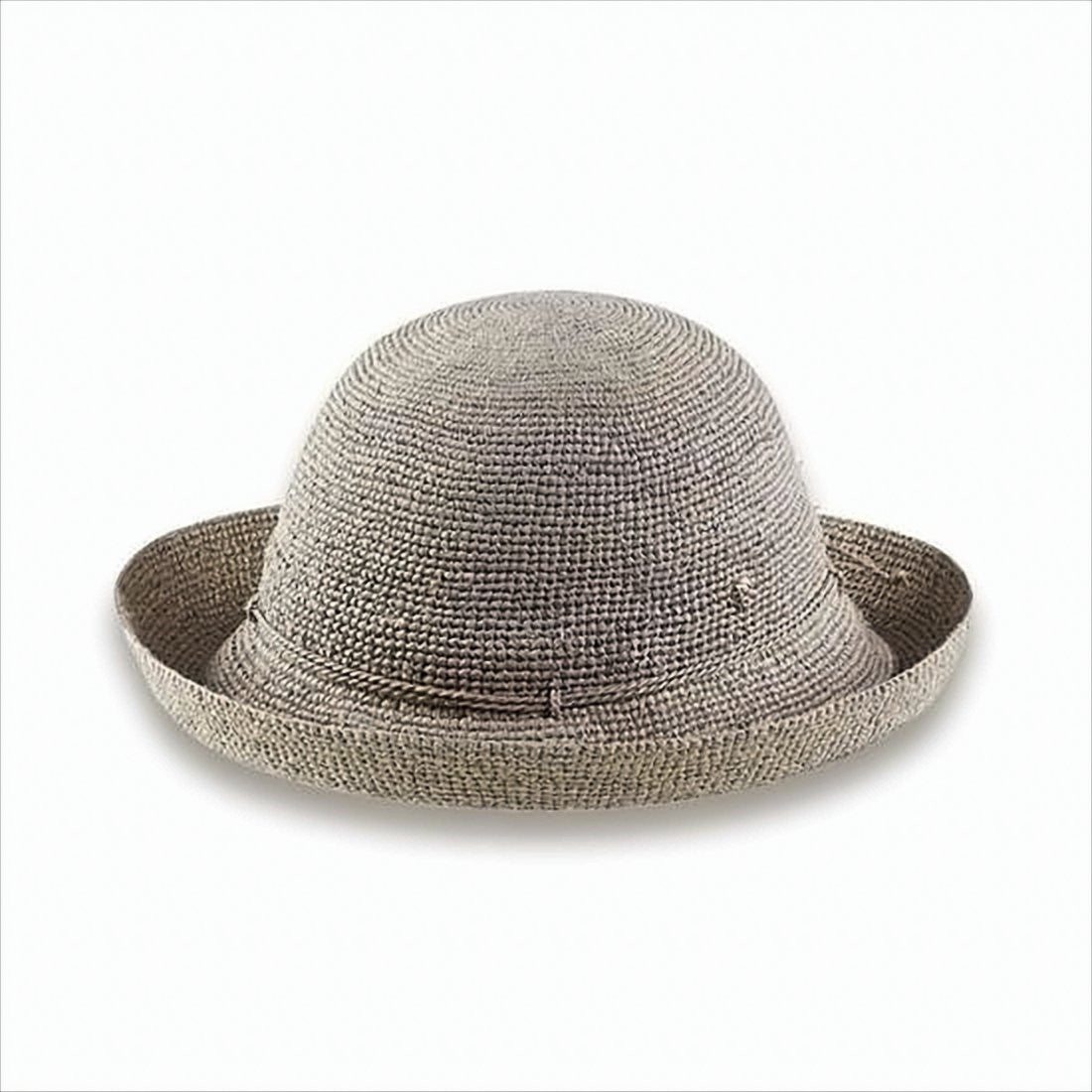 Helen Kaminski Meticulously Woven Raffia Hat With Rounded Crown And Upturned Brim