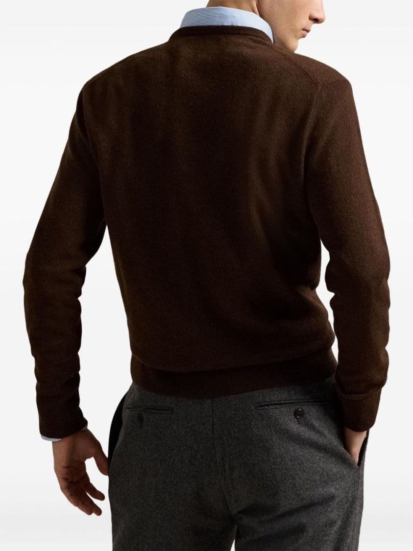 Polo Ralph Lauren Round Neck Sweater With Textured Fabric And Subtle Logo