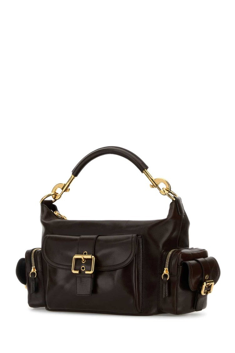 Chloé Chocolate Leather Camera Bag Handbag